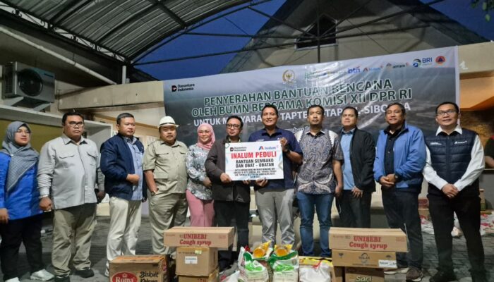 INALUM Bersama Komisi XII DPR RI dan BUMN Salurkan Bantuan untuk Korban Banjir Bandang dan Tanah Longsor di Sumatera Utara