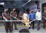 Pemusnahan  Barang Bukti di Kejaksaan Negeri Batu Bara